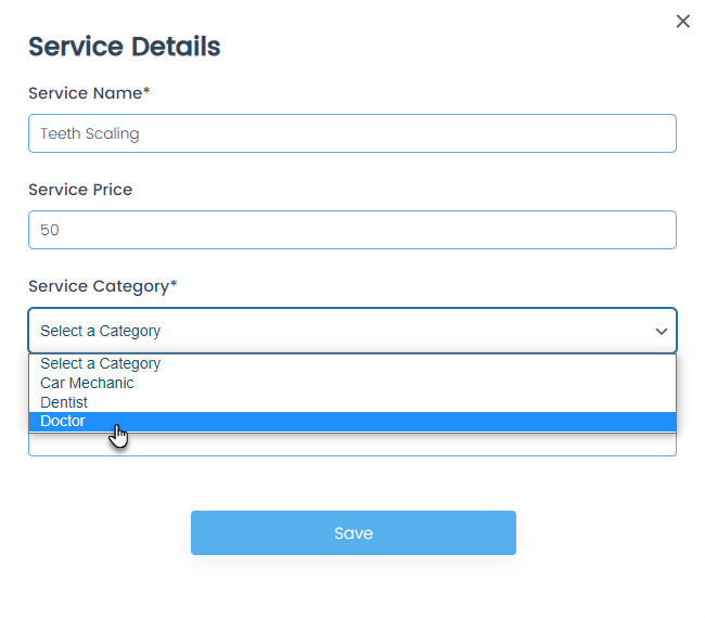Multiple Services Within the Same Booking Form